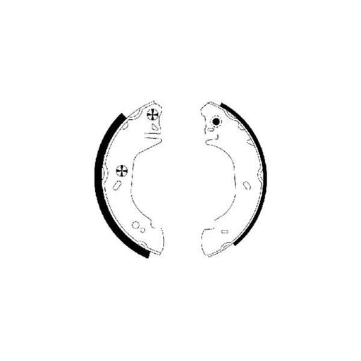 Mintex Brake Shoe Set Axle Kit fits Opel Movano A 1999-2001 1.9 2.2 2.5 2.8