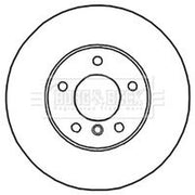 Borg & Beck Front Vented & Rear Vented Brake Discs & Pads fits BMW 1 2007-2013