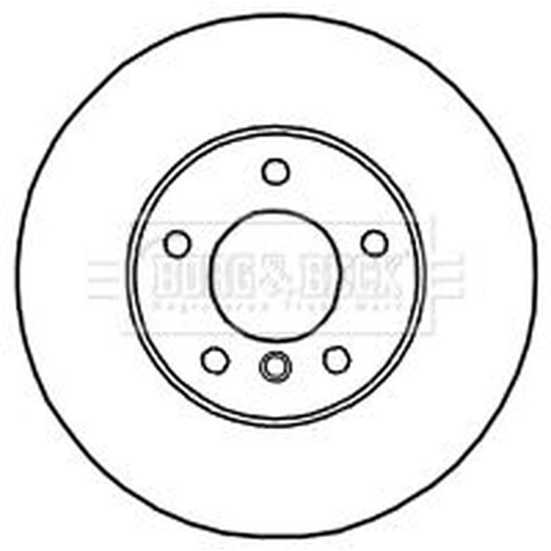 Borg & Beck Front Vented & Rear Vented Brake Discs & Pads fits BMW 1 2007-2013