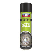 Sealey Copper Grease Lubricant 500ml SCS016S Sealey - Dynamic Drive