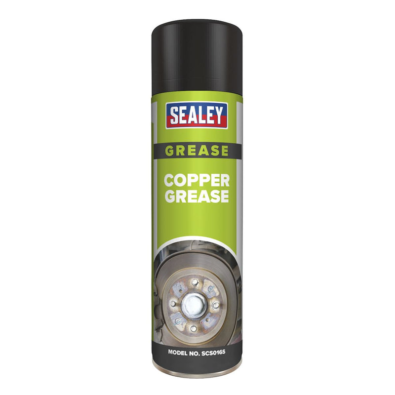 Sealey Copper Grease Lubricant 500ml SCS016S Sealey - Dynamic Drive