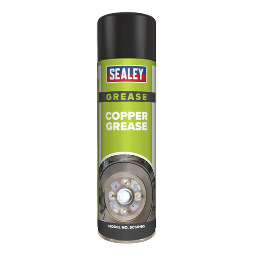 Sealey Copper Grease Lubricant 500ml SCS016S Sealey - Dynamic Drive