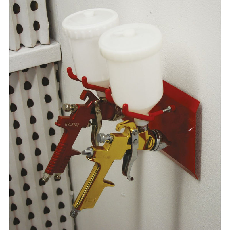 Sealey Magnetic Spray Gun Holder 2 Gun MSH02 Sealey - Dynamic Drive