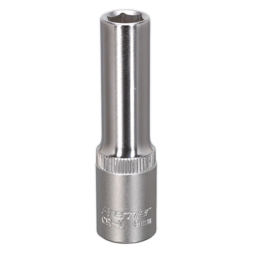 Sealey WallDrive Socket 9mm Deep 3/8"Sq Drive S3809D Sealey - Dynamic Drive