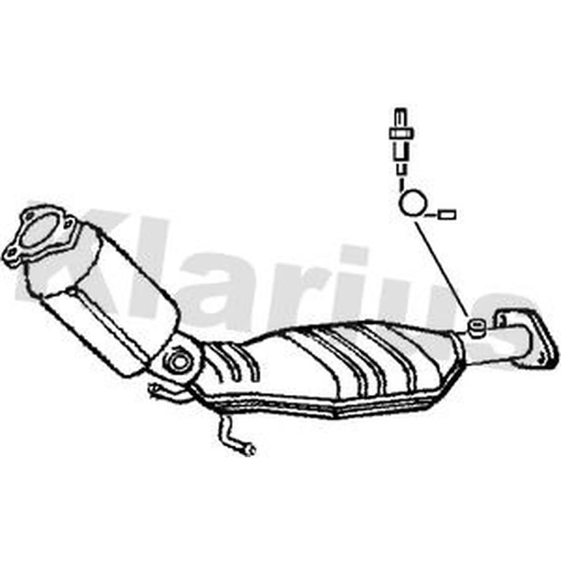 Klarius Catalyst Type Approved With Pipe fits Volvo S60 I 2001-2010 2.4