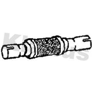 Klarius Exhaust Pipe OD fits Opel Astra F Classic 1998-2005 1.6