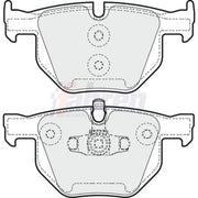 Fahren Rear Brake Pad Set FBP3338
