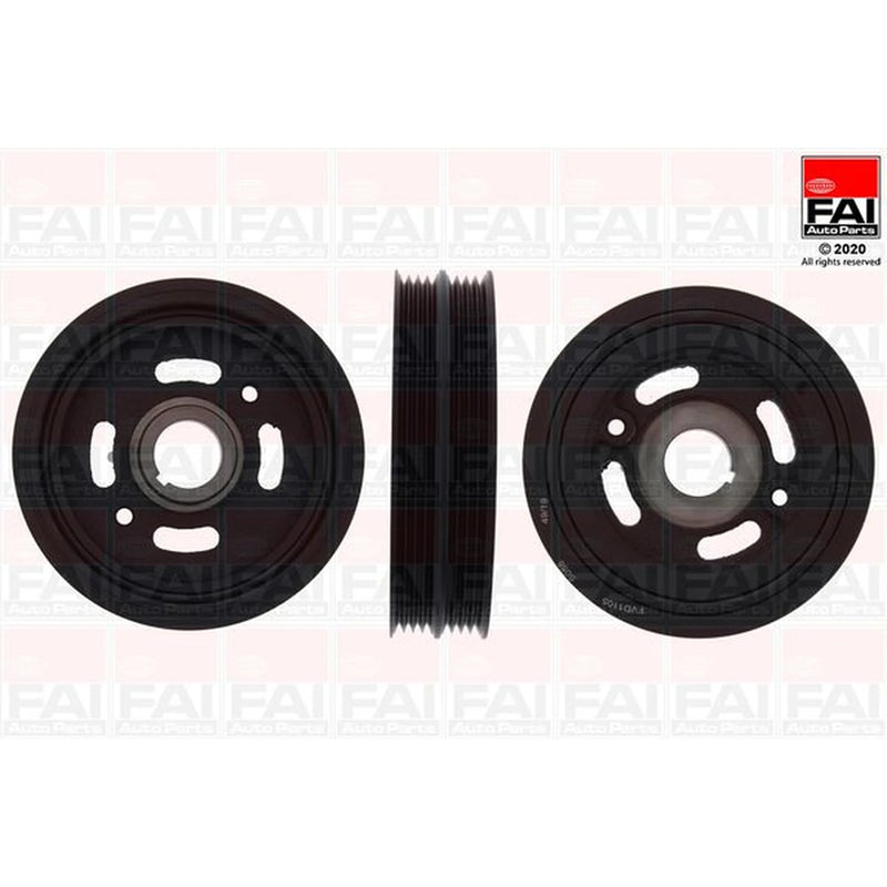 FAI Crank Shaft Belt Pulley fits Subaru Justy III 2003 on 1.3 1.5