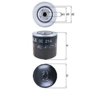 Mahle Engine Oil Filter OC 214