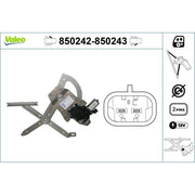 Valeo Electric Window Regulator Lifter Left Front 850242