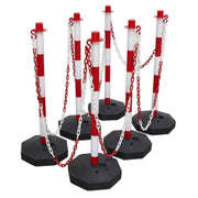 Sealey Red/White Post & Chain Kit 25m RWSBKIT Sealey - Dynamic Drive