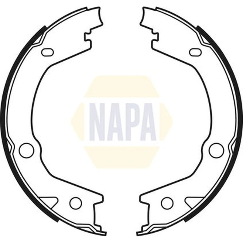 NAPA Parking Brake Shoe Set NBS5045