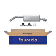 Hella End Silencer Rear fits Citroën C2 2003-2009 1.4