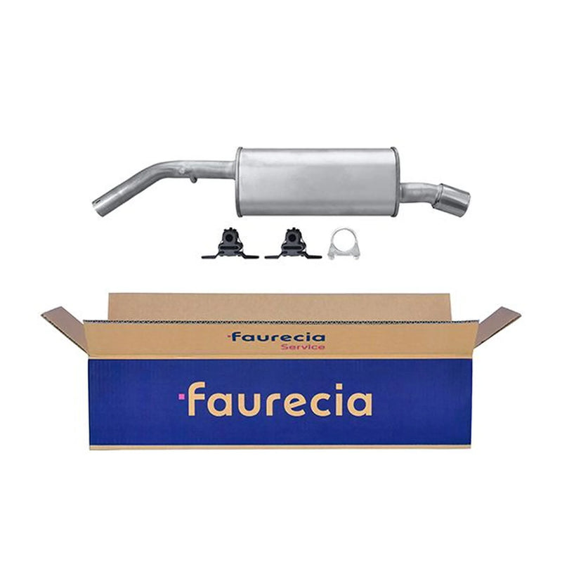 Hella End Silencer Rear fits Citroën C2 2003-2009 1.4