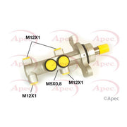 Apec Brake Master Cylinder Hydraulic Assembly fits Citroën C2 2003-2012