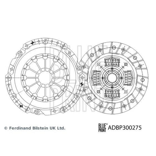 Blue Print Clutch Kit with Central Slave Cylinder fits Suzuki Grand Vitara II