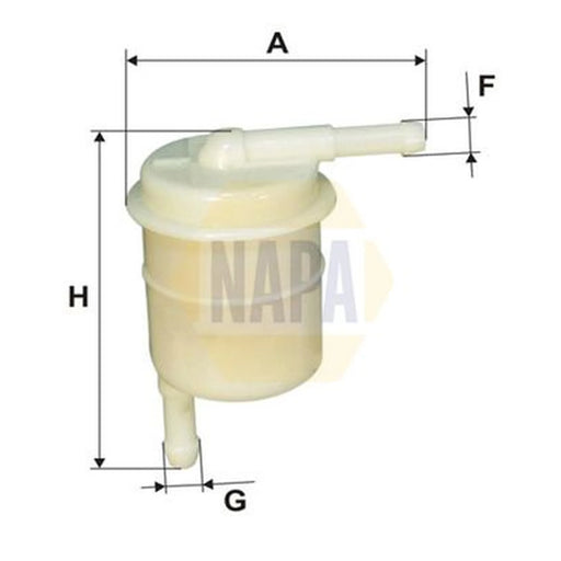 NAPA Fuel Filter Element fits Hyundai Pony / Excel 1990-1995 1.5