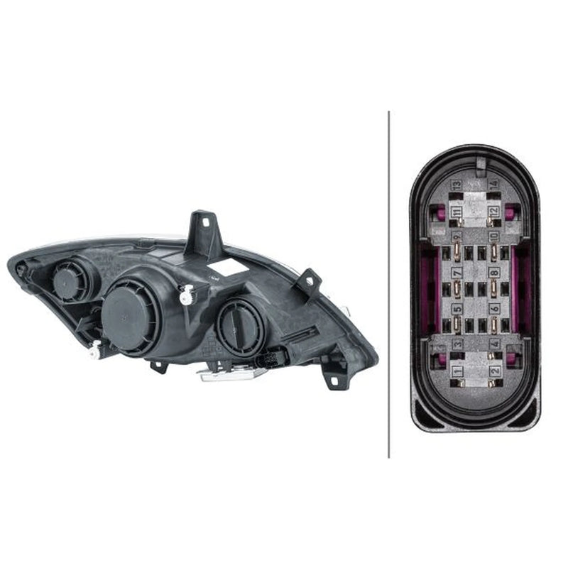 Hella Headlight Headlamp PY21W Left fits Mercedes-Benz Viano 2003-2007