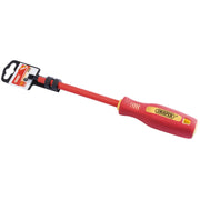 Draper Fully Insulated Plain Slot Screwdriver, 8 x 150mm 46520 Draper - Dynamic Drive