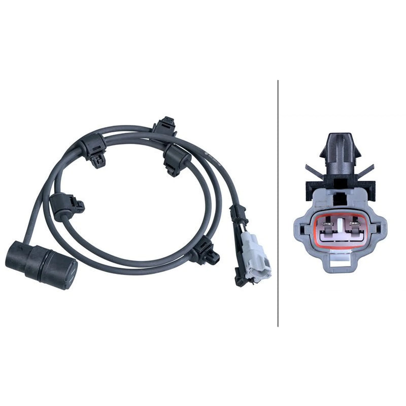 Hella ABS Wheel Speed Sensor Rear Left 6PU 358 417-261