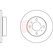 Apec Front & Rear Brake Discs & Pads fits Mitsubishi Colt 1992-1996 1.3