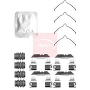 Apec Brake Pad Accessory Fitting Kit Rear fits Hyundai Santa Fe IV 2018-2020