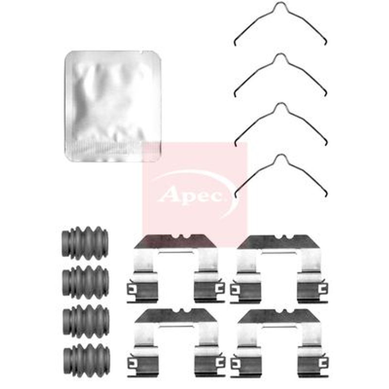 Apec Brake Pad Accessory Fitting Kit Rear fits Hyundai Santa Fe IV 2018-2020