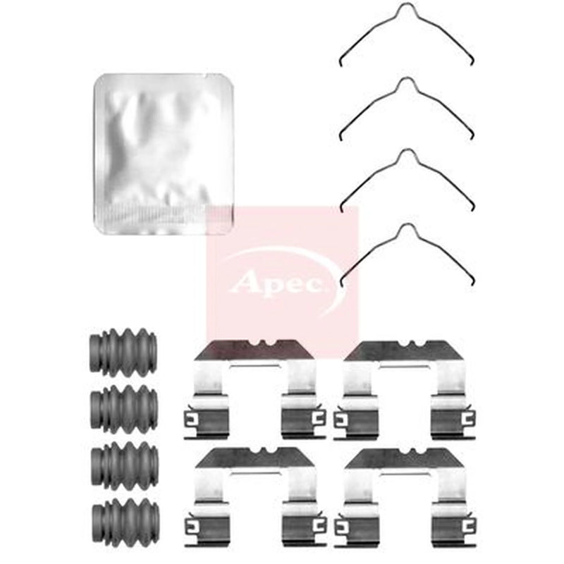 Apec Brake Pad Accessory Fitting Kit Rear KIT1624