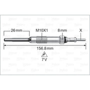 Valeo Diesel Engine Glow Plug 345258