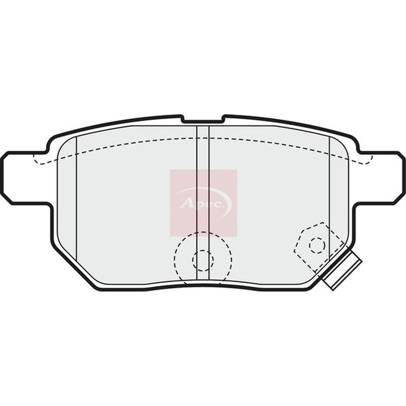 Apec Front & Rear Pads fits Toyota Auris 2006-2012 1.8