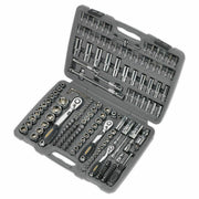 Sealey Socket Set 172pc 1/4",3/8" & 1/2"Sq Dr 6pt WallDrive Metric AK7955 Sealey - Dynamic Drive