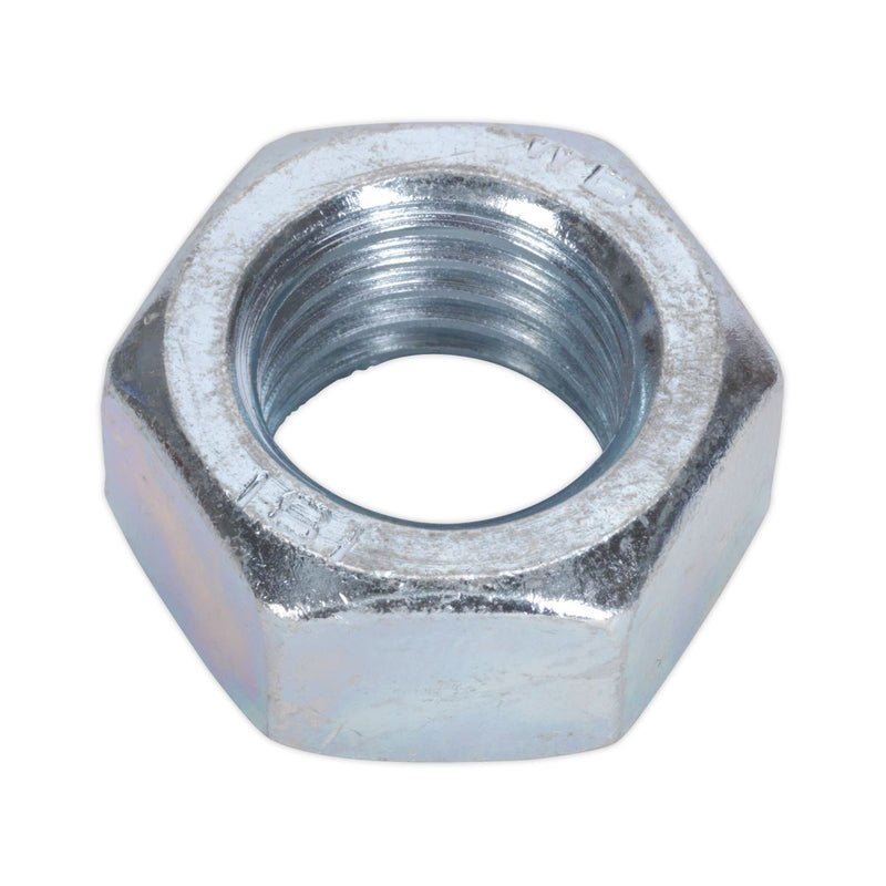 Sealey Steel Nut DIN 934 M24 Zinc Pack of 5 SN24 Sealey - Dynamic Drive