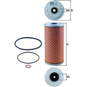 Mahle Engine Oil Filter OX 92D