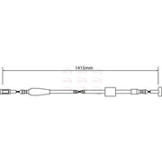 Apec Handbrake Cable Left Rear fits Iveco Daily IV 2006-2011