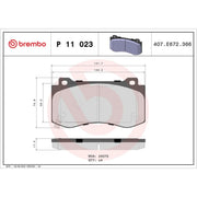 Brembo Front Brake Pad Set fits Chrysler 300C 2004-2023 2.7 3.0 3.5 3.6 5.7 6.1