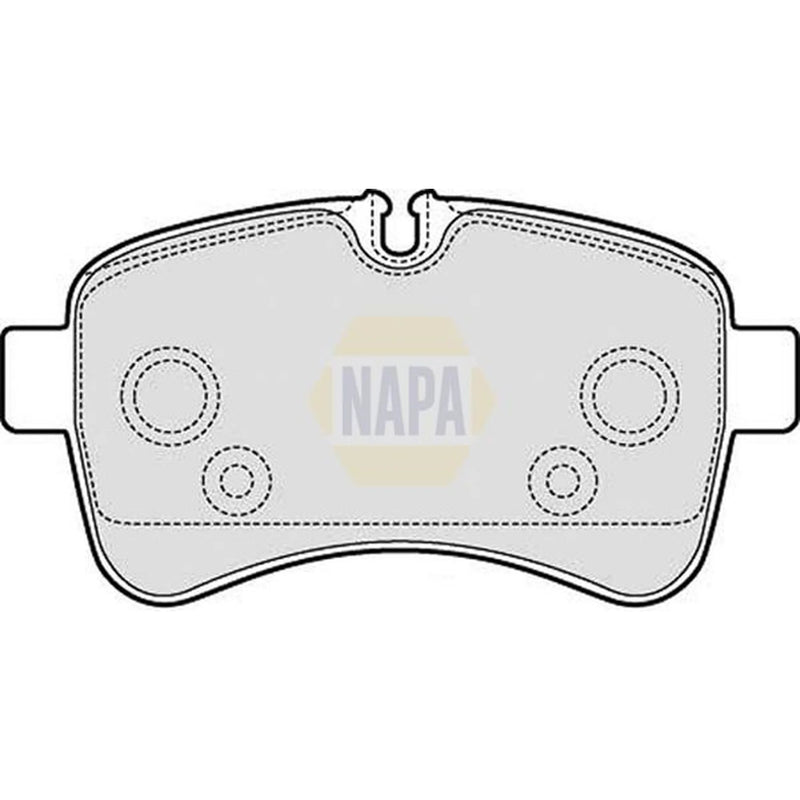 NAPA Rear Brake Pad Set fits Iveco Daily IV 2006-2011