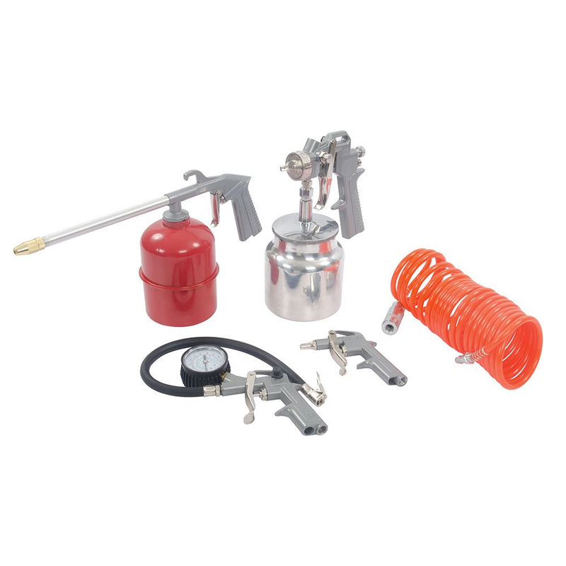 Silverline Air Tools & Compressor Accessories Kit 5pce 5pce 633548 Silverline  - Dynamic Drive