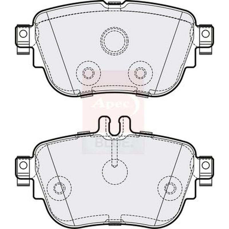 Apec Rear Brake Pad Set PD3790