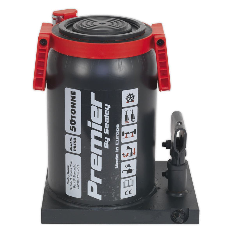 Sealey Premier Bottle Jack 50tonne PBJ50 Sealey  - Dynamic Drive