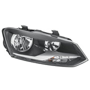 Hella Headlight Headlamp W5W Right fits VW Polo V 2009-2022 1.0 1.2 1.4 1.6
