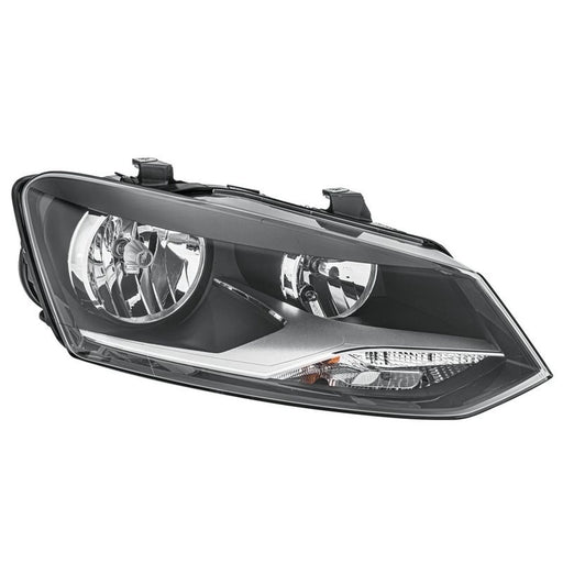 Hella Headlight Headlamp W5W Right fits VW Polo V 2009-2022 1.0 1.2 1.4 1.6