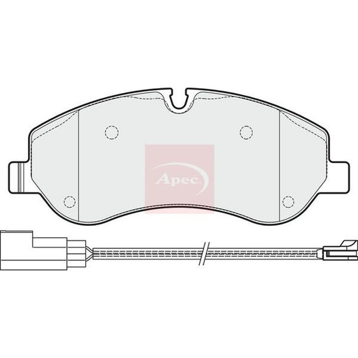 Apec Front Brake Pad Set PAD1930