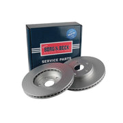 Borg & Beck 2 x Vented Front Brake Discs BBD5670
