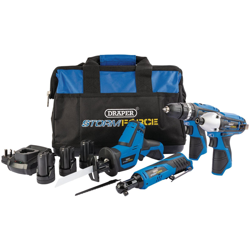 Draper Storm Force 10.8V Power Interchange Kit (9 Piece) 52023 Draper - Dynamic Drive