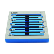 Laser Extra Long Hex Socket Bit Set 3/8"D 9pc 7357 Laser - Dynamic Drive