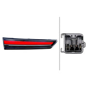 Hella Tail Light / Lamp LED Left fits Opel Mokka 2020 on 1.2 1.5