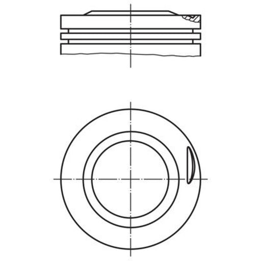 Mahle Piston Cylinder Bore = 80mm fits BMW 3 1982-1986
