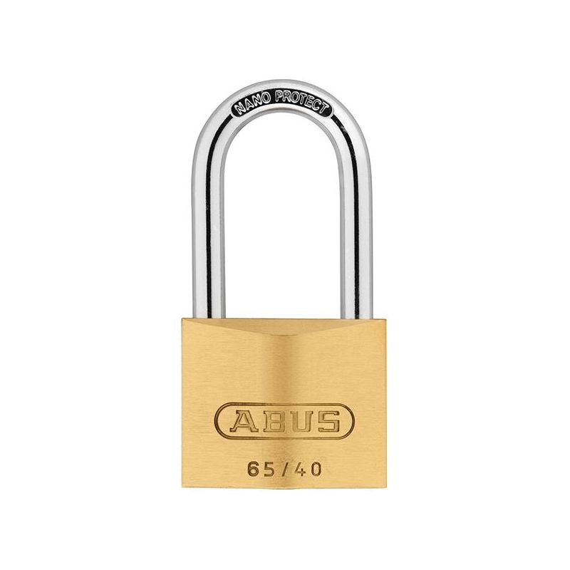 Abus Mechanical 65/40mm Brass Padlock 40mm Long Shackle Keyed Alike 6404 ABUS Mechanical - Dynamic Drive