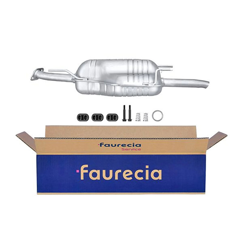 Hella End Silencer Rear fits Opel Astra G 1998-2004 1.4 1.6