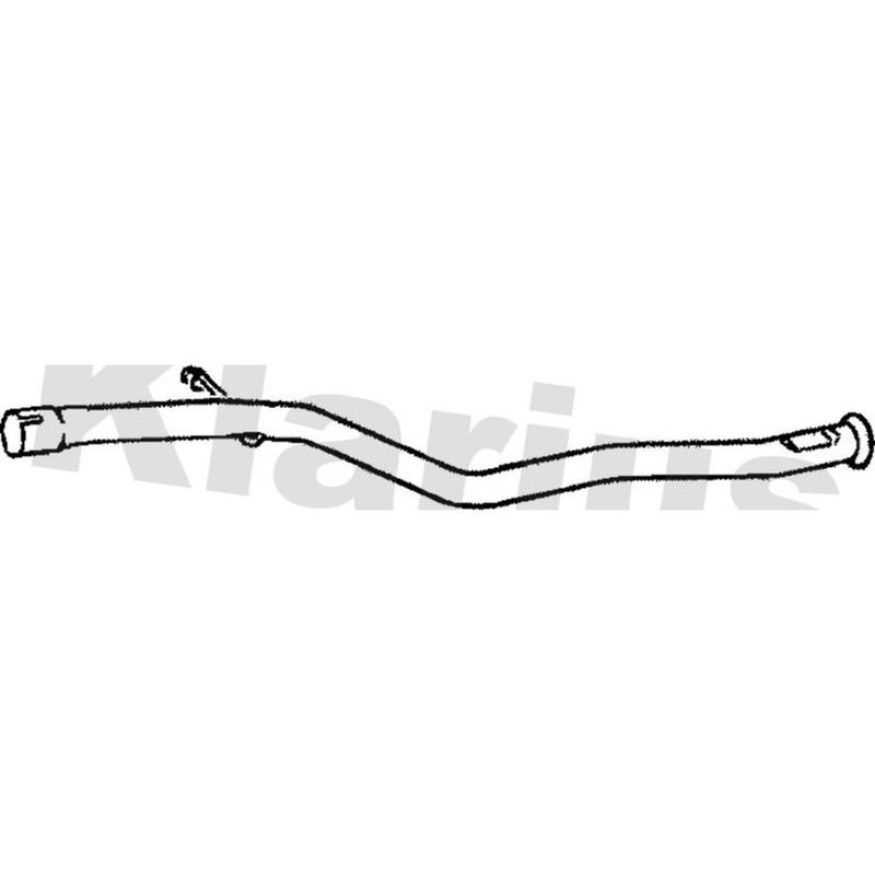 Klarius Exhaust Pipe OD fits Citroën Saxo 1996-2004 1.0 1.1 1.5